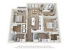 Copeland B2 3D Floor Plan